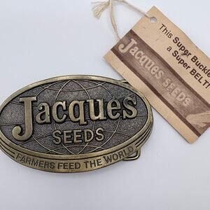 Lewis Corp 1977 Limited Edition Jacques Seeds Belt Buckle